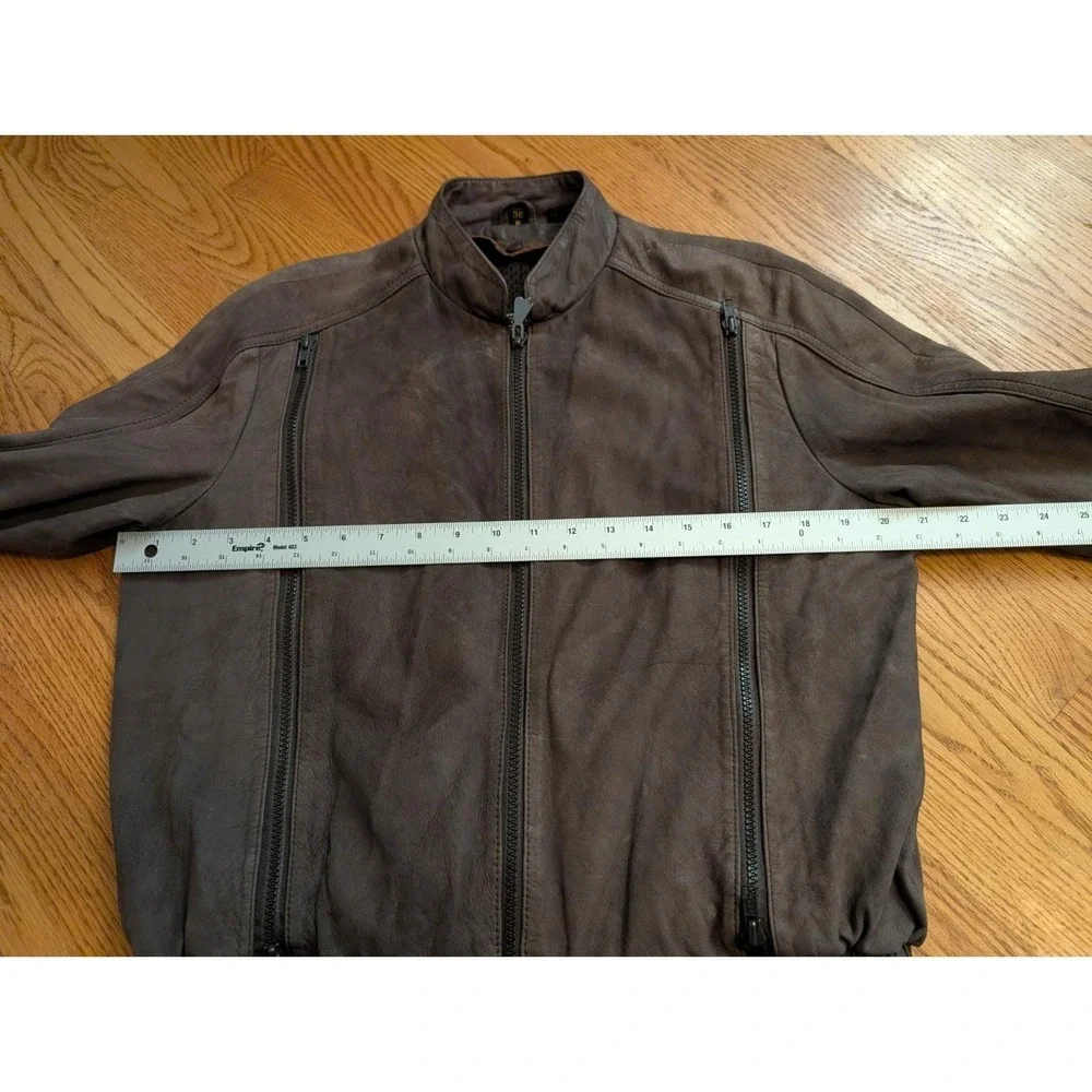 Vintage Hein Gericke Leather Jacket Cafe Racer Bomber Coat Mens Size US S EUR 36